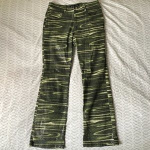 rvt vintage graphic swirl print mid rise jeans